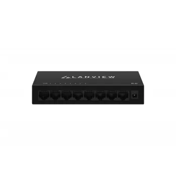 Nepārvaldāms slēdzis Lanview LVN-DESK-8PORT-1G — 8 portu Gigabit Ethernet galda slēdzis