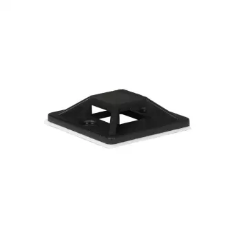 Lanview LVT-CABLEMOUNT-50B kabeļu saites stiprinājums, PP, melns, 50 gab.