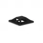 Lanview LVT-CABLEMOUNT-50B kabeļu saites stiprinājums, PP, melns, 50 gab.