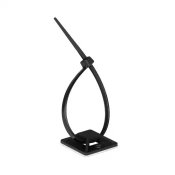 Lanview LVT-CABLEMOUNT-50B kabeļu saites stiprinājums, PP, melns, 50 gab.