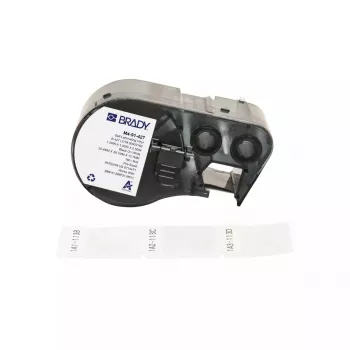 Pašlīmējoša printera etiķete Brady M4-91-427 Melna Balta Vinils 2.54x3.81cm
