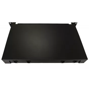 Lanview LVO-101020 šķiedru optikas bīdāmais panelis ODF, LC SM OS2, 48 kodoli, 1U