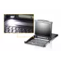 ATEN CL5708M konsoles bloks 43,2 cm (17 collu) 1280 x 1024 pikseļi Metāls, Melns 1U
