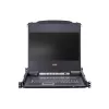 ATEN CL5708M konsoles bloks 43,2 cm (17 collu) 1280 x 1024 pikseļi Metāls, Melns 1U