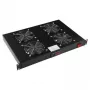 LOGON RAF305BL 4 ventilatoru panelis, melns