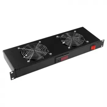 Ventilatoru panelis LOGON RAF300BL Melns 2 ventilatori