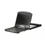 ATEN CL3700NW konsoles komplekts 47 cm (18.5 collu) 1920 x 1080 pikseļi Metāls, Plastmasa Melns 1U