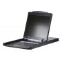 KVM Slēdzis ATEN CL1308N, 19 inch LCD, 8 porti, PS/2, USB, VGA, 1U, melns