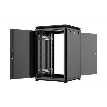 Rack skapis Lanview RDL16U66BL 16U Melns 600 kg IP20