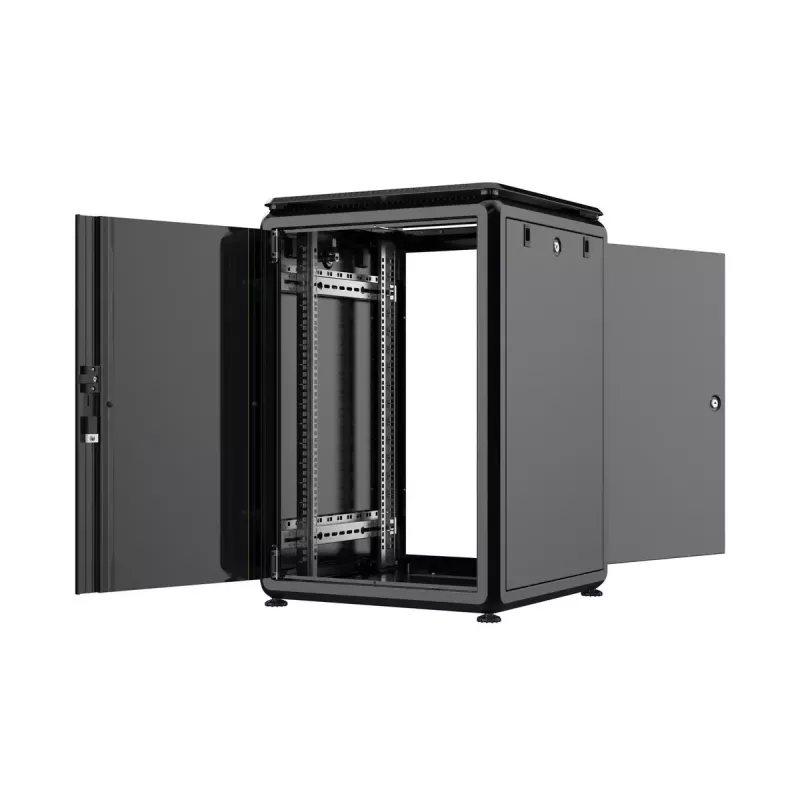 Rack skapis Lanview RDL16U66BL 16U Melns 600 kg IP20