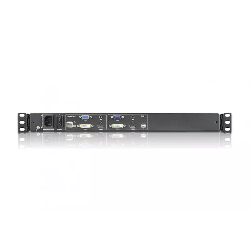 ATEN CL6700MW-ATA-EG vienas sliedes konsoles panelis 43,9 cm (17,3 collu) melns 1U