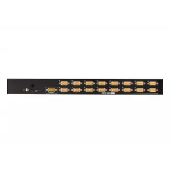 ATEN CS1316 16-Port USB/PS/2 VGA KVM slēdzis, QXGA, 1U, melns