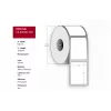 Capture W128432989 Baltas pašlīmējošās termopapīra etiķetes
