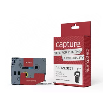 Līmējošā lente etiķetēm Capture CA-TZES251, 65 g, 74 x 148 mm