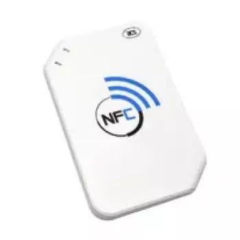 Viedkaršu lasītājs ACS ACR1255U-J1 ar NFC, USB 1.1, 1 m kabelis, balts