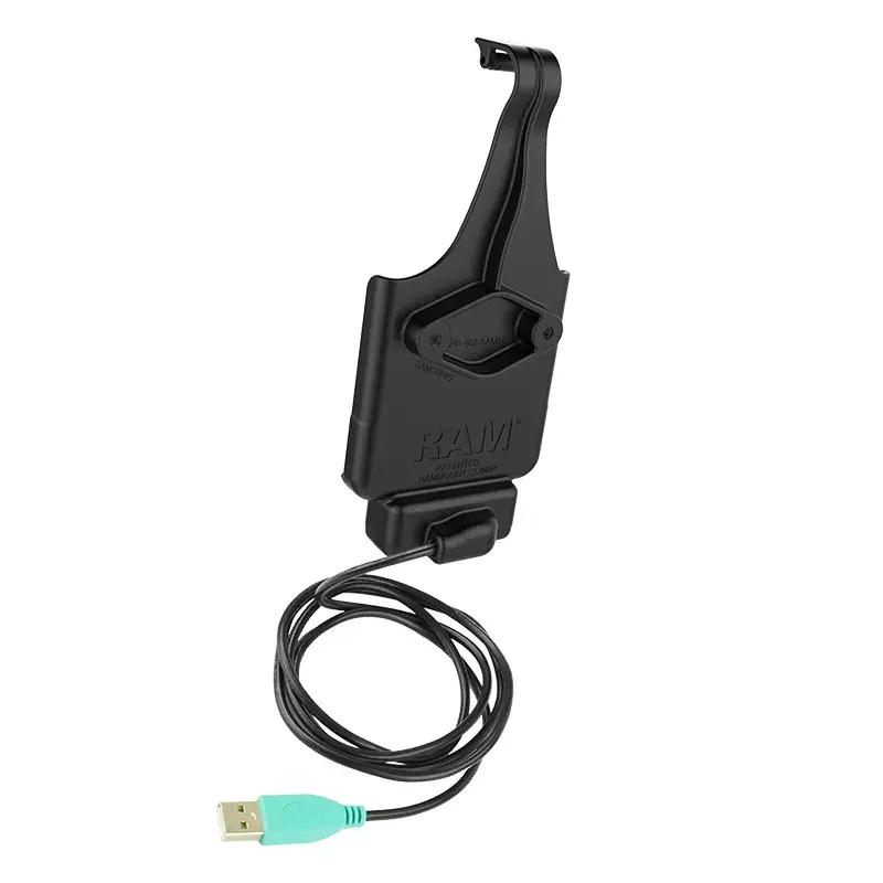 Aktīvais turētājs RAM Mounts RAM-HOL-SAM9PU viedtālrunim, melns