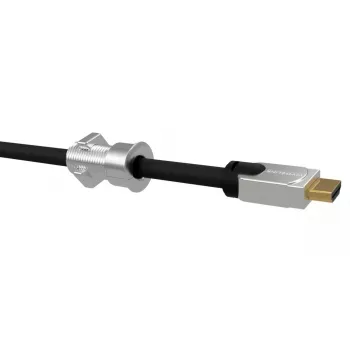 Vivolink VLDG22 galda kabeļa uzmava, 22 mm, melna/alumīnijs