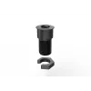Galda cauruma aizbāznis Vivolink VLDG22-B Melns 67mm Platums 31mm Dziļums 24mm Augstums