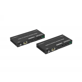 HDBaseT pagarinātāja komplekts VivoLink VLHDMIEXT150 18Gbps 4K pa vienu Cat kabeli