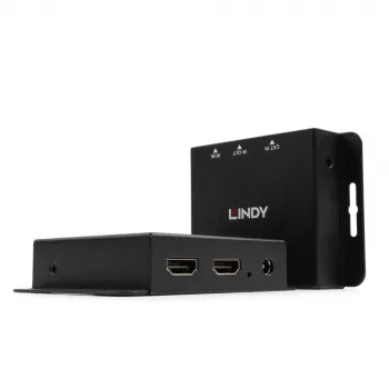 Lindy 50m Cat.6 HDMI & IR pagarinātājs ar PoC un vietējo izeju