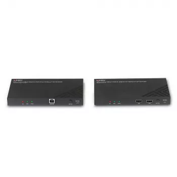 Lindy 100m Cat.6 HDMI 4K60, Audio, IR un RS-232 HDBaseT KVM pagarinātājs