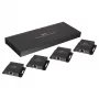 Lindy 70m Cat.6 4 Port HDMI un IR Sadalītājs-Paplašinātājs ar Cilpas Izeju