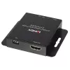 Lindy 70m Cat.6 4 Port HDMI un IR Sadalītājs-Paplašinātājs ar Cilpas Izeju
