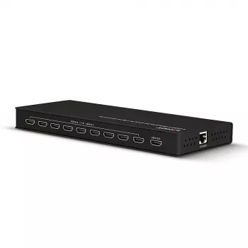 Lindy 9 Portu HDMI 10.2G Daudzskata Slēdzis Melns 30Hz