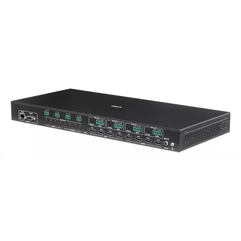 Lindy 4x4 HDMI 4K60 Multi-View matricas slēdzis ar video sienas mērogošanu