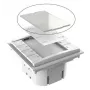 Pogu paneļa priekšējā pleksiglas plāksne Vivolink VLCP8B-PLEXIGLASS balta DC 12V