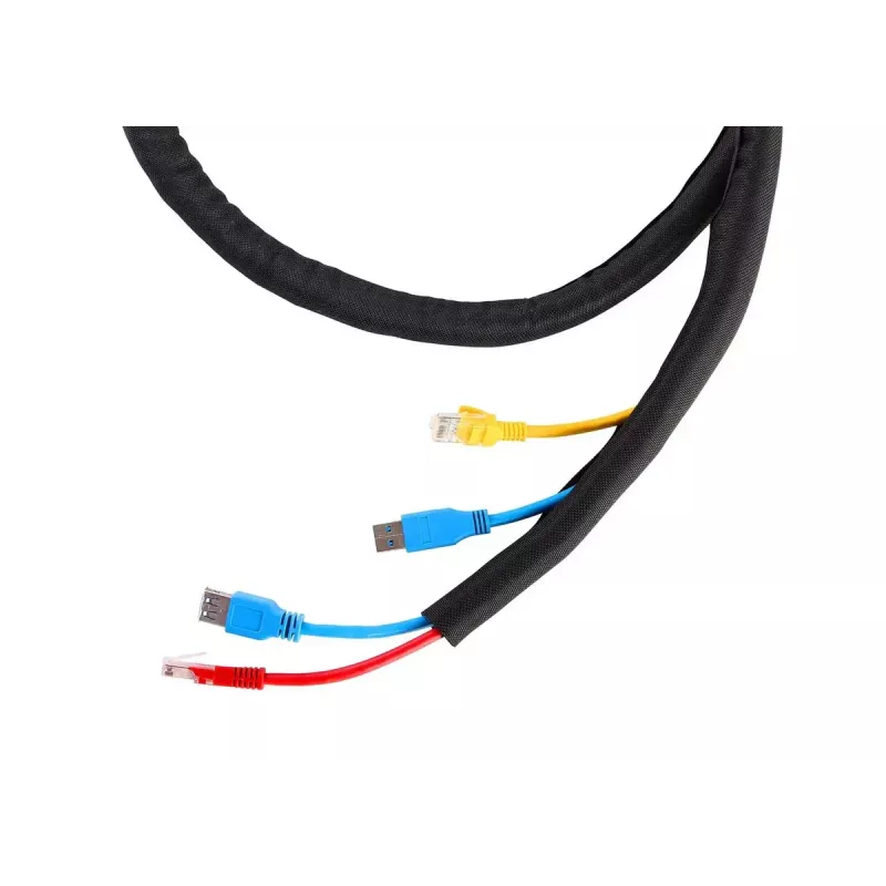 Vivolink VLSC3825000B kabeļu zeķe, melna, 1 gab.