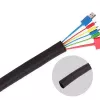 Vivolink VLSC3825000B kabeļu zeķe, melna, 1 gab.