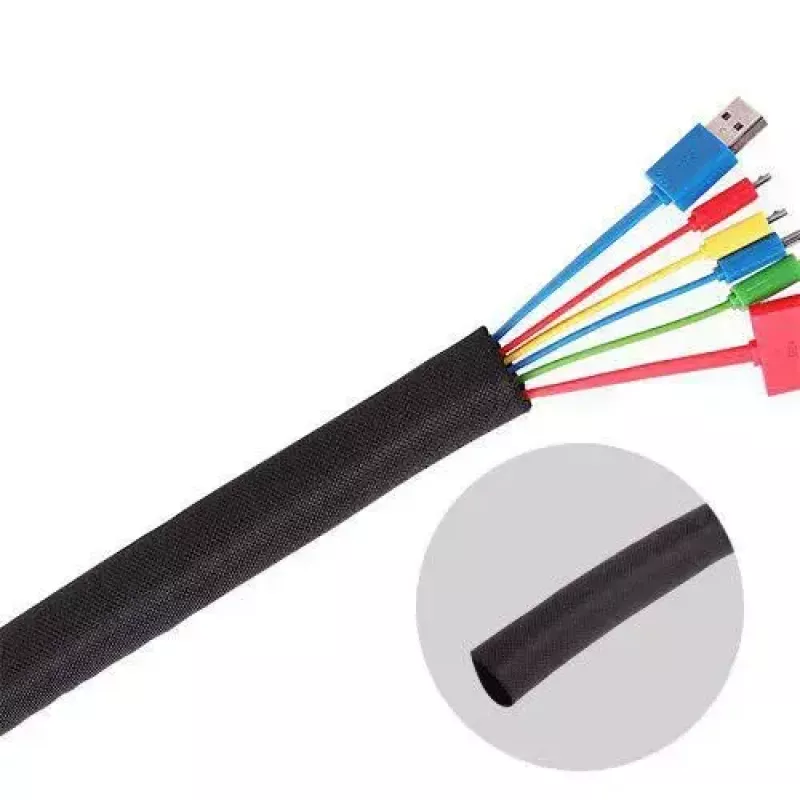 Vivolink VLSC3825000B kabeļu zeķe, melna, 1 gab.