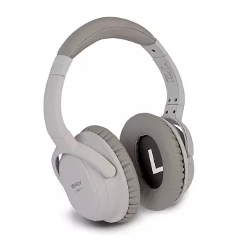 Lindy LH500XW austiņas ar aktīvo trokšņu slāpēšanu, Bluetooth, pelēkas
