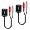 Lindy AV raidītājs 500m Cat.6 Phono Analogo Audio Pagarinātājs