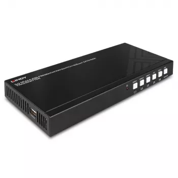 AV raidītājs Lindy 5 Portu Seamless Presentation Switch HDBaseT Extender 3840 x 2160 pikseļi