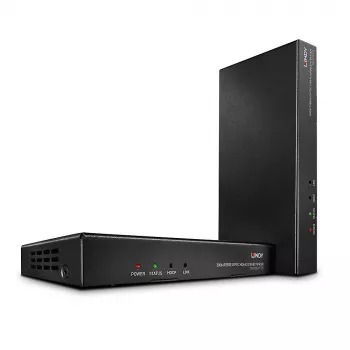 Lindy 300m šķiedras optikas HDMI 18G un IR pagarinātājs (AV raidītājs un uztvērējs)