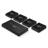 Lindy 38262 HDMI 4K60 sadalītājs ar pagarinātāju, 70 m Cat.6, 4 porti, HDR, melns