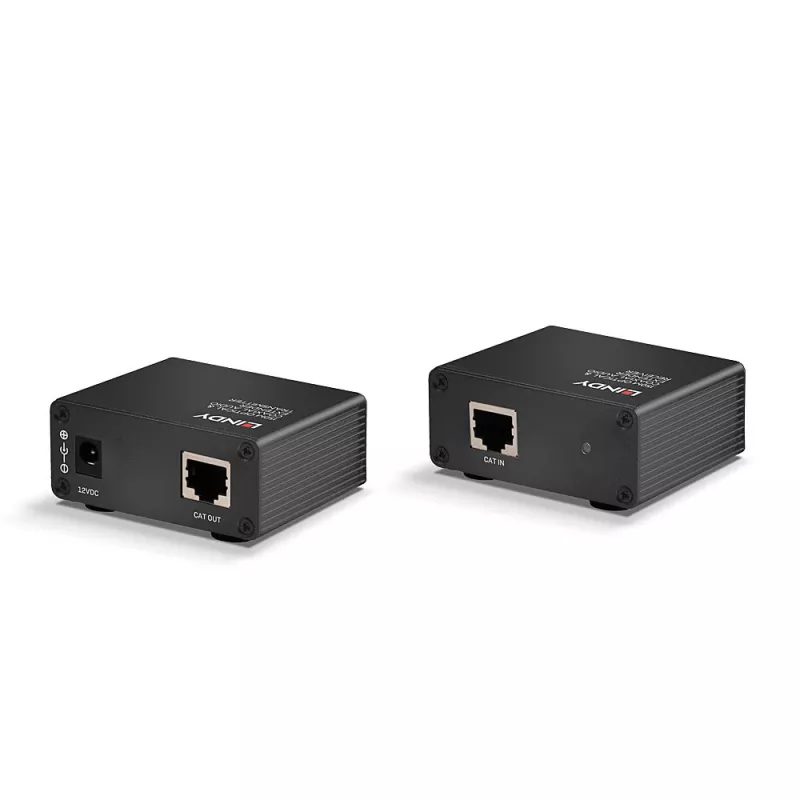 Lindy 150m Cat.6 TosLink un koaksiālā digitālā audio pagarinātājs (raidītājs un uztvērējs)