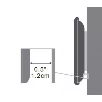 Vivolink VLMW1337 TV stiprinājums 94 cm (37 collas) Melns