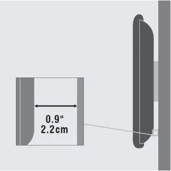Vivolink VLMW2355 TV stiprinājums 139.7 cm (55 collas) Melns