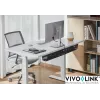 Kabeļu pārvaldnieks Vivolink VLUDCM914 Tērauds Melns 914mm