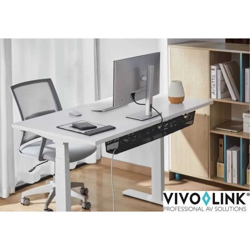 Kabeļu pārvaldnieks Vivolink VLUDCM914 Tērauds Melns 914mm