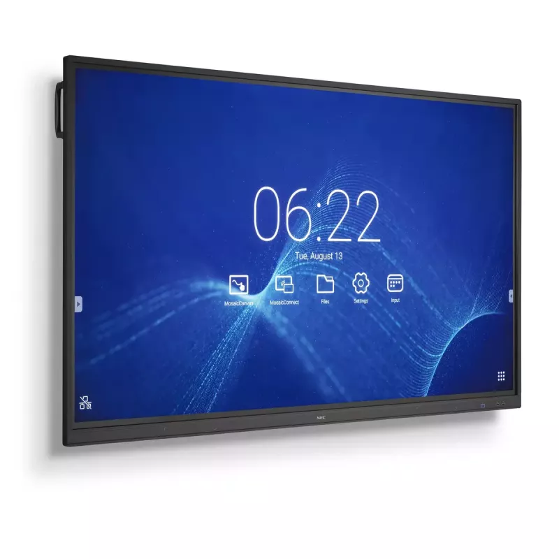 NEC CB751Q interaktīvais displejs 190.5 cm (75 collas) LED 350 cd/m² 4K Ultra HD Melns Skārienekrāns 12/7