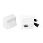 Vivolink WI221261 HDMI + USB A sienas kontaktligzda balta 2 moduļi