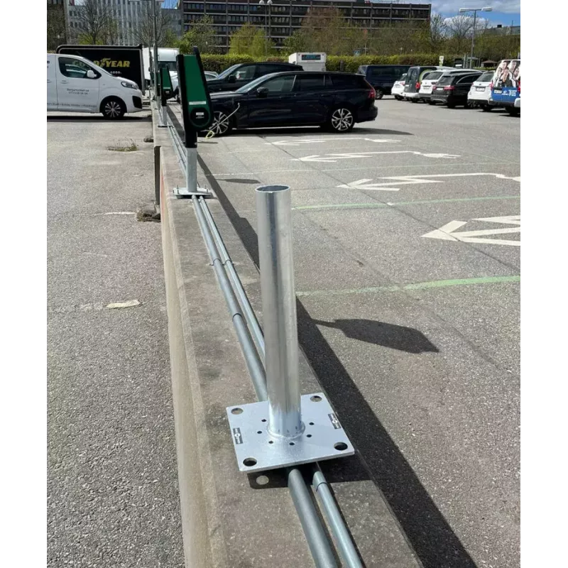 Zemējuma montāžas komplekts Next Green 2700069 Melns Tērauds Plastmasa 200x200x450mm
