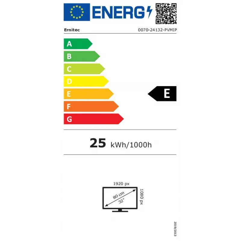 Ernitec 0070-24132-PVMIP 32 collu Full HD LED monitors ar IP kameru