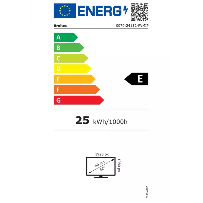Ernitec 0070-24132-PVMIP 32 collu Full HD LED monitors ar IP kameru