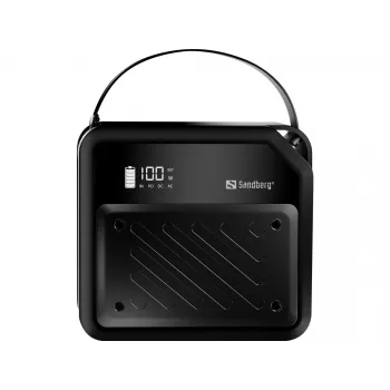 Pārnēsājama DC barošanas stacija SANDBERG Sandberg DC Power Station 72000 — LMFP 72 000 mAh, DC & USB-C ieeja, melna