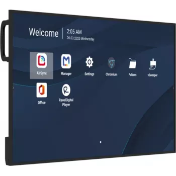 Profesionālais komerciālais displejs VIEWSONIC 43 collas (109,2 cm) 4K UHD LCD, 500 cd/m², Android 14, 24/7, Wi‑Fi